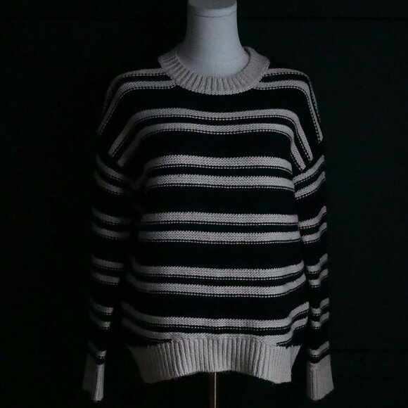 H&M | Women's Striped Wool Sweater - Picture 1 of 8